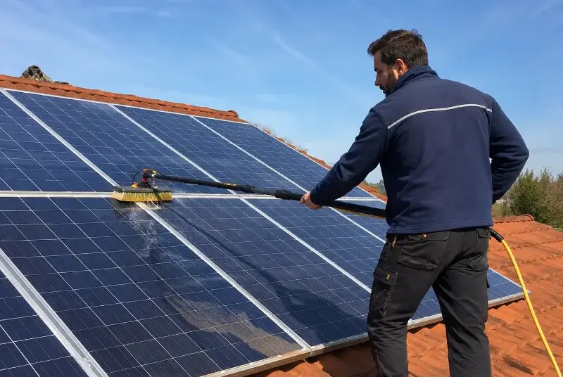 Nettoyage et entretien de panneaux solaires à Saint-Jean-de-Lier